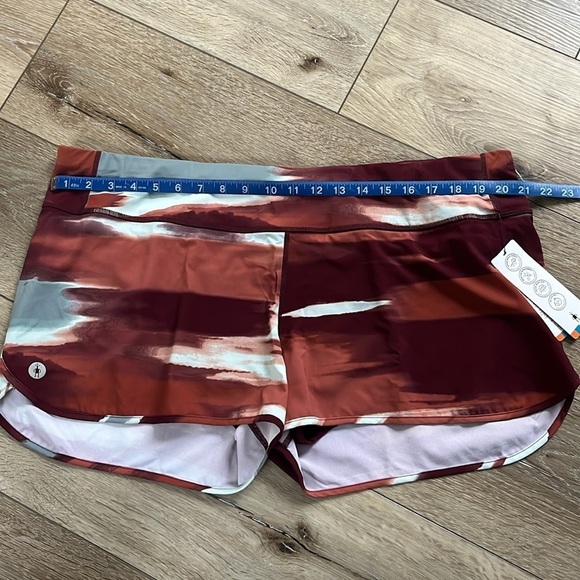 Smartwool Women's Active Lined Shorts Horizon Print New - Picture 11 of 13